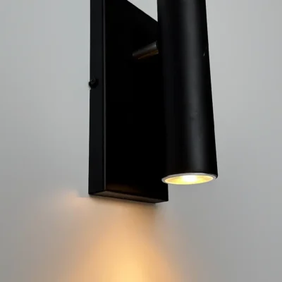 Aplique 1 Luz - Cabezal 200 mm con Movimiento Niquelado + Base 100*210 | GZ10 - DICRO