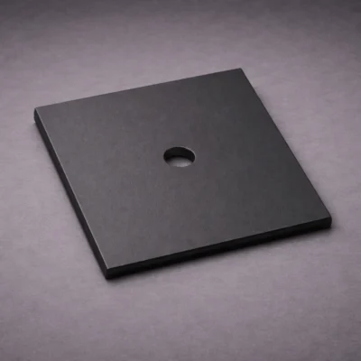 Tapa Cuadrada 120*120 con aujero central 10mm para Techo/Pared