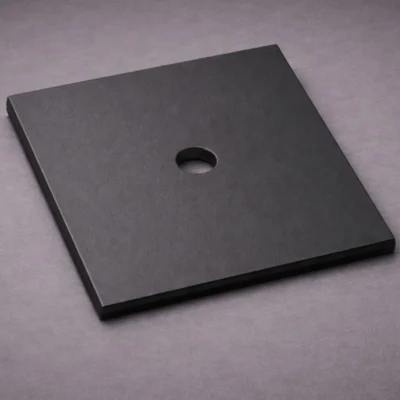 Tapa Cuadrada 130*130 con aujero central 10mm para Techo/Pared