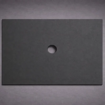 Tapa Rectangular 120*110 con aujero central 10mm para Techo/Pared